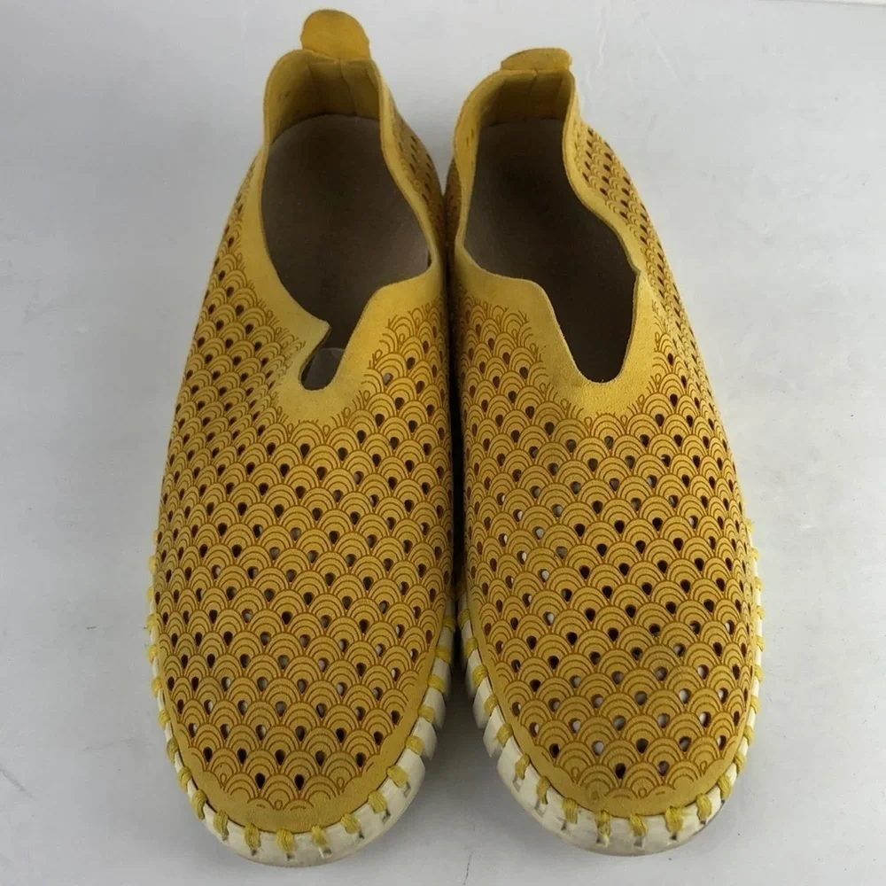 Ilse Jacobsen Tulip Perforated Loafer Flats Minimalist